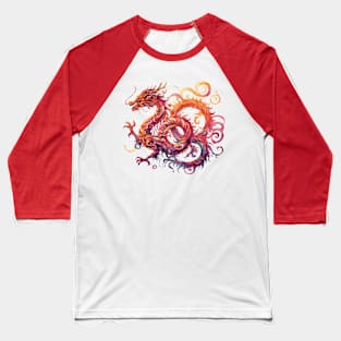 Colorful Dragon Baseball T-Shirt